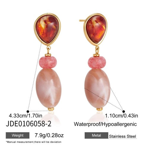 BOUCLES D’OREILLES ACIER REF E0106058-2