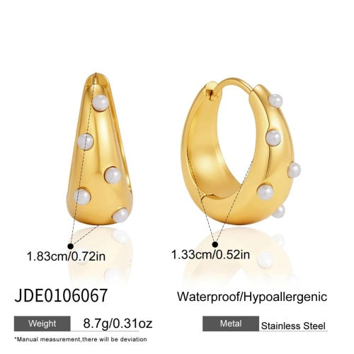 BOUCLES D’OREILLES ACIER REF E0106067