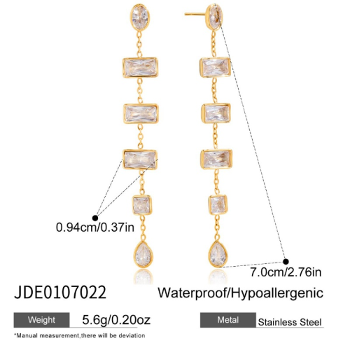 Boucles d’oreilles en acier – E0107022