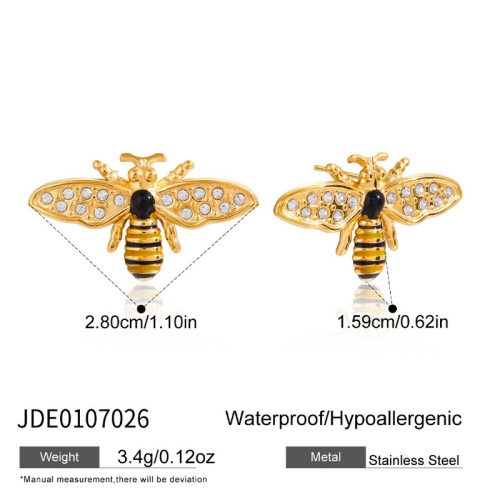 Boucles d’oreilles en acier – E0107026