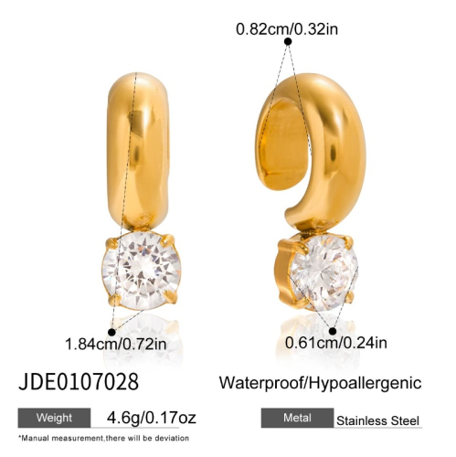 Boucles d’oreilles en acier – E0107028