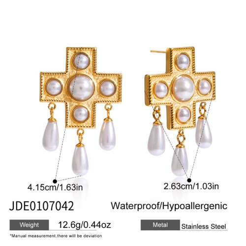 Boucles d’oreilles en acier – E0107042