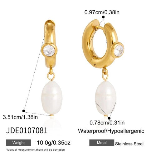 BOUCLES D’OREILLES ACIER REF E0107081