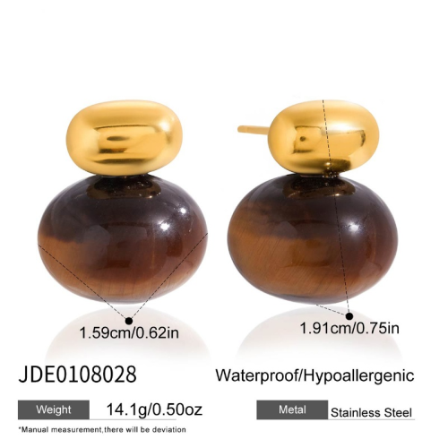 Boucles d’oreilles en acier – E0108028