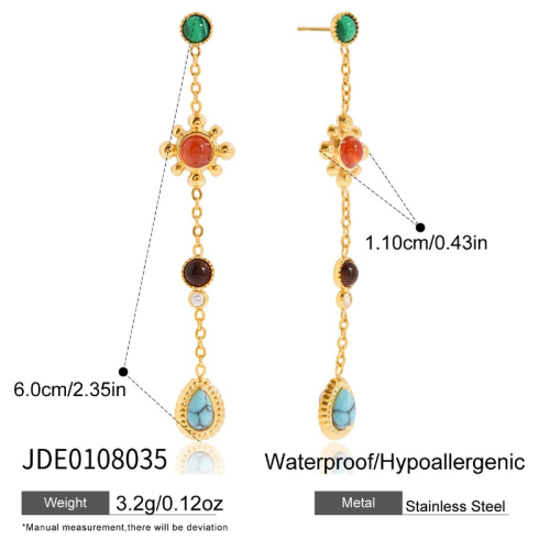 Boucles d’oreilles en acier – E0108035