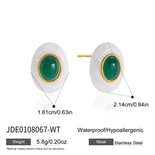 BOUCLES D’OREILLES ACIER REF E0108067-WT
