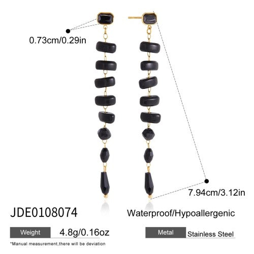 BOUCLES D’OREILLES ACIER REF E0108074