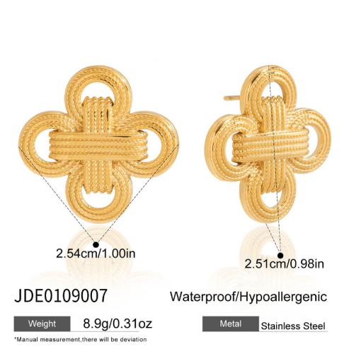 Boucles d’oreilles en acier – E0109007