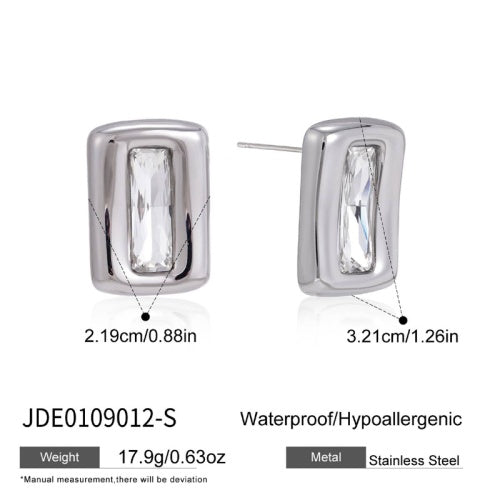 Boucles d’oreilles en acier – E0109012-S