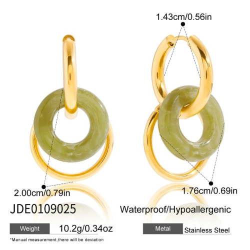 Boucles d’oreilles en acier – E0109025