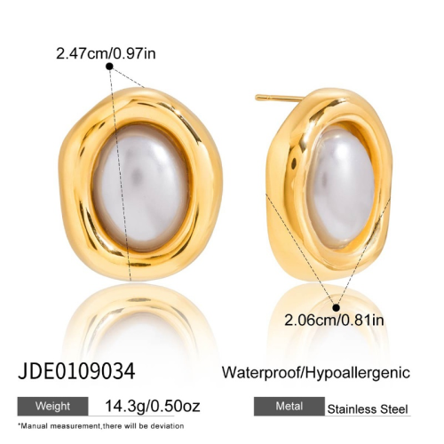 Boucles d’oreilles en acier – E0109034