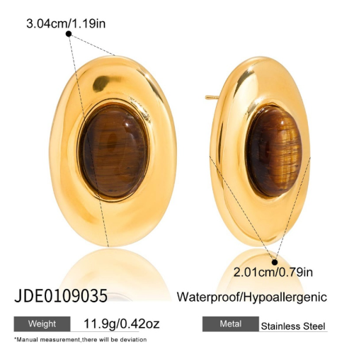 Boucles d’oreilles en acier – E0109035