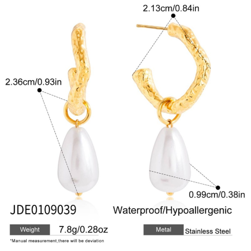 Boucles d’oreilles en acier – E0109039