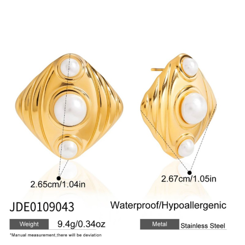 Boucles d’oreilles en acier – E0109043