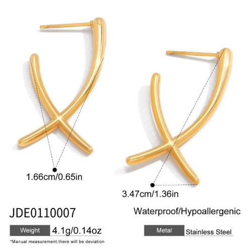 Boucles d’oreilles en acier – E0110007