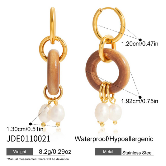 Boucles d’oreilles en acier – E0110021