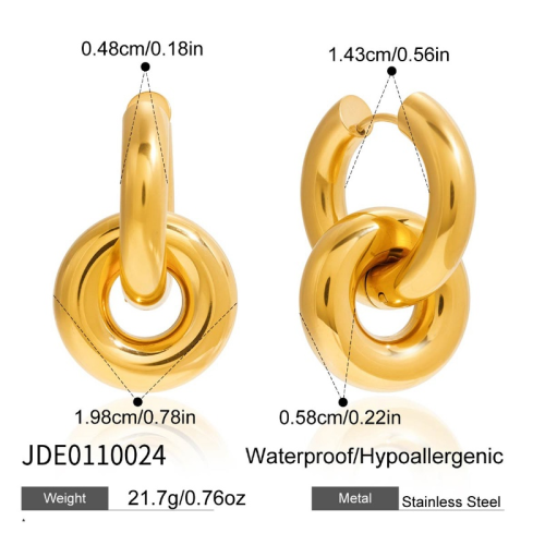 Boucles d’oreilles en acier – E0110024