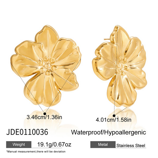 Boucles d’oreilles en acier – E0110036