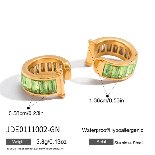 Boucles d’oreilles en acier – E0111002-GN