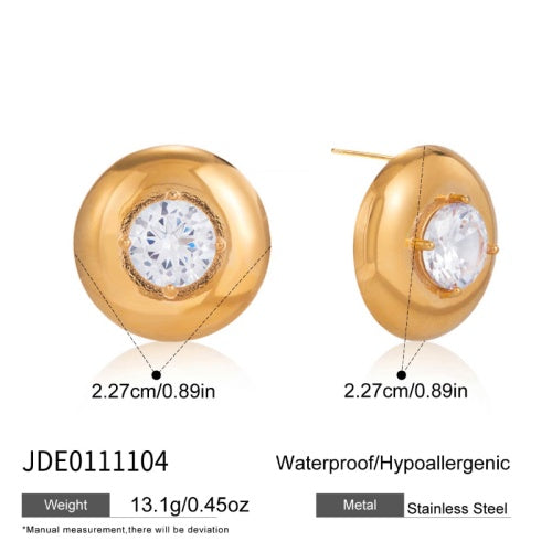 Boucles d’oreilles en acier – E0111104