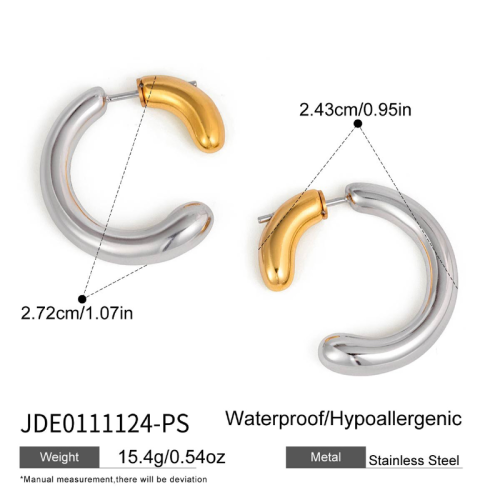 Boucles d’oreilles en acier – E0111124-PS