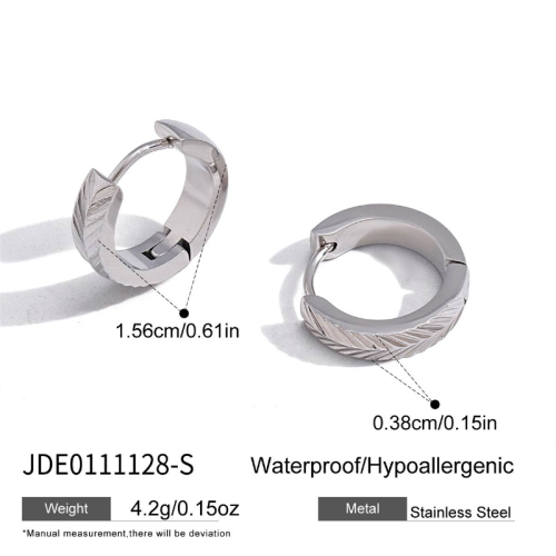 Boucles d’oreilles en acier – E0111128-S