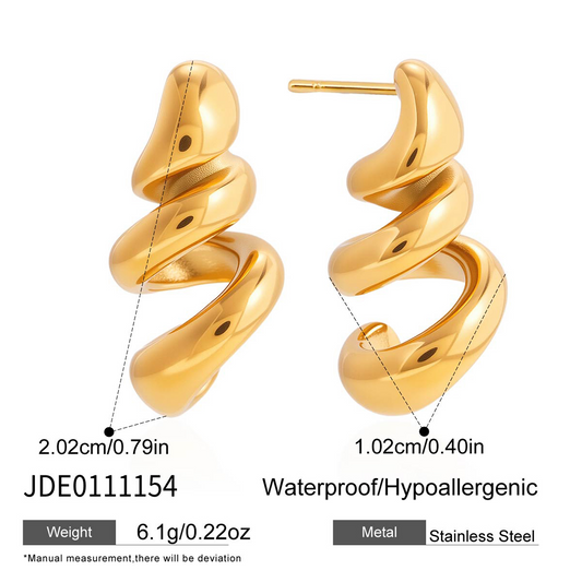 Boucles d’oreilles en acier – E0111154
