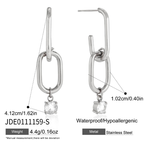 Boucles d’oreilles en acier – E0111159-S