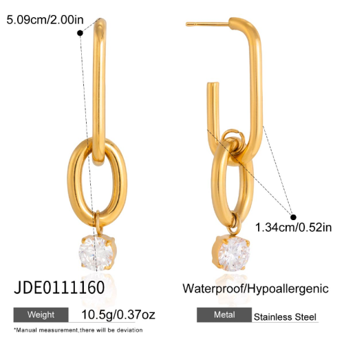 Boucles d’oreilles en acier – E0111160