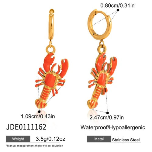 Boucles d’oreilles en acier – E0111162