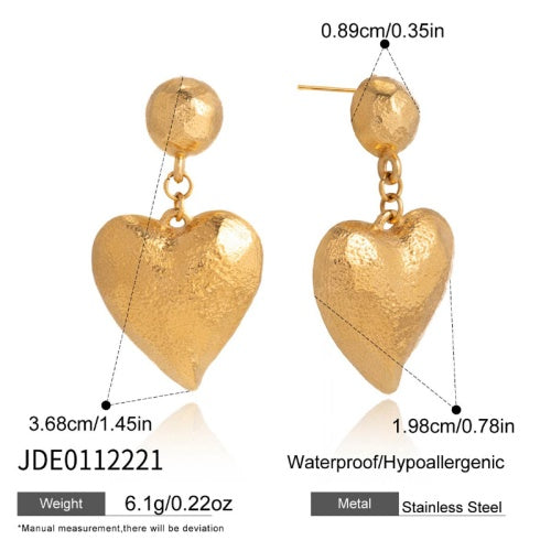 Boucles d’oreilles en acier – E0112221
