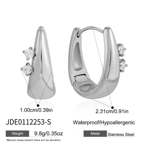 Boucles d’oreilles en acier – E0112253-S