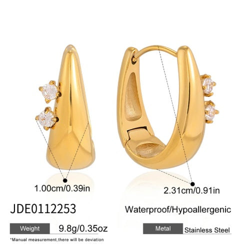 Boucles d’oreilles en acier – E0112253