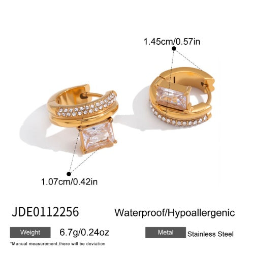 Boucles d’oreilles en acier – E0112256