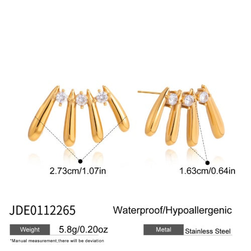 Boucles d’oreilles en acier – E0112265
