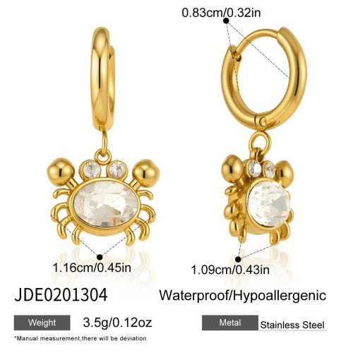 Boucles d’oreilles en acier – E0201304