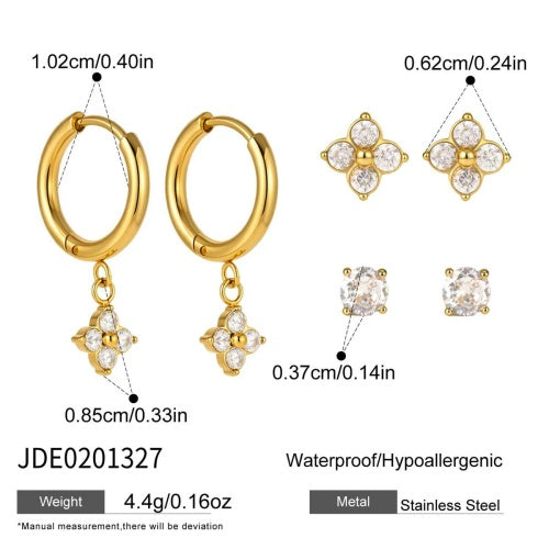 Boucles d’oreilles en acier – E0201327