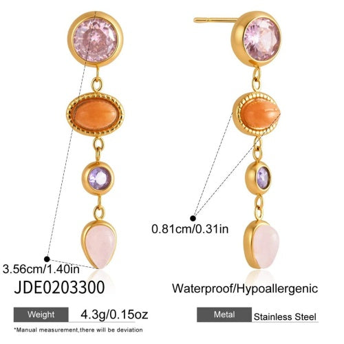Boucles d’oreilles en acier – E0203300