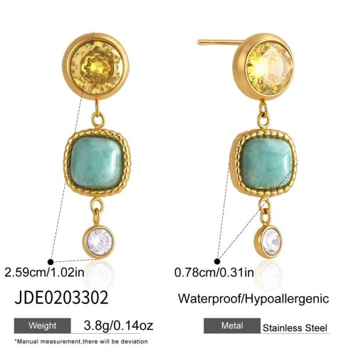 Boucles d’oreilles en acier – E0203302