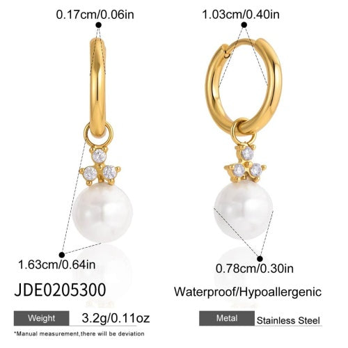 Boucles d’oreilles en acier – E0205300