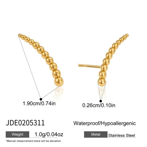 Boucles d’oreilles en acier – E0205311