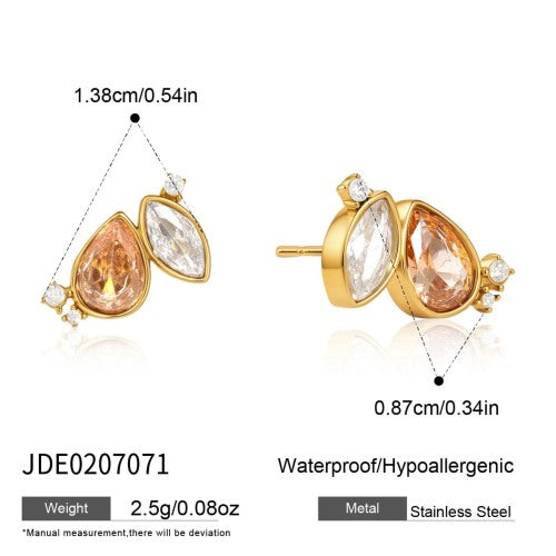 BOUCLES D’OREILLES ACIER REF E0207071