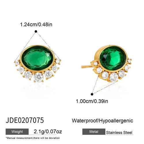 BOUCLES D’OREILLES ACIER REF E0207075