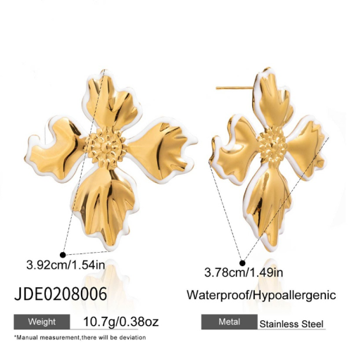 Boucles d’oreilles en acier – E0208006