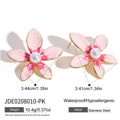 Boucles d’oreilles en acier – E0208010-PK