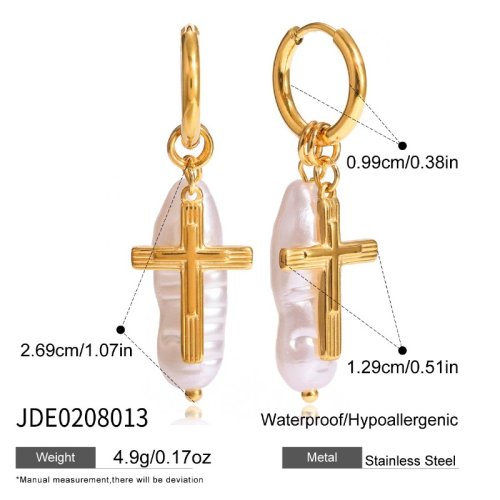 Boucles d’oreilles en acier – E0208013