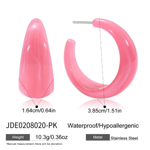 Boucles d’oreilles en acier – E0208020-PK
