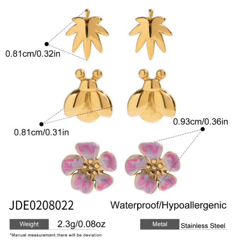 Boucles d’oreilles en acier – E0208022