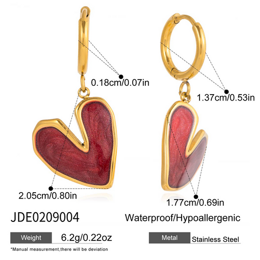 Boucles d’oreilles en acier – E0209004