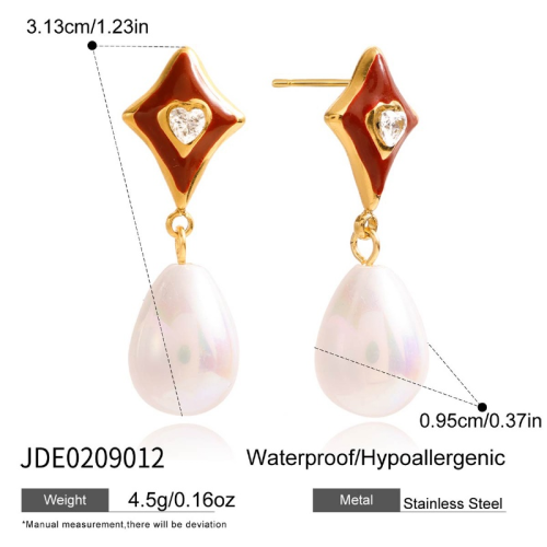 Boucles d’oreilles en acier – E0209012